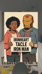 Ironheart tacle Iron Man #ironheart #ironman #marvel