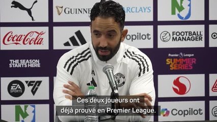 Man. United - Amorim : "Avec Mbeumo et Cunha, on est clairement une meilleure équipe"