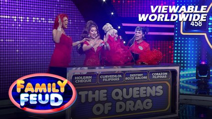 Family Feud: QUEENS OF DRAG, REYNA NGA RIN BA SA JACPOT ROUND?! (Episode 785)