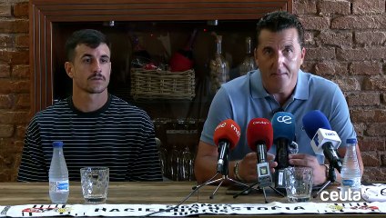 Presentación de José Joaquín Matos con la AD Ceuta FC