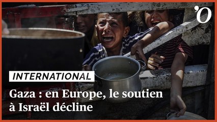 Gaza: en Europe, le soutien à Israël décline