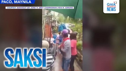 Bahay sa tabi ng creek, gumuho; mga residente, nakaligtas | Saksi