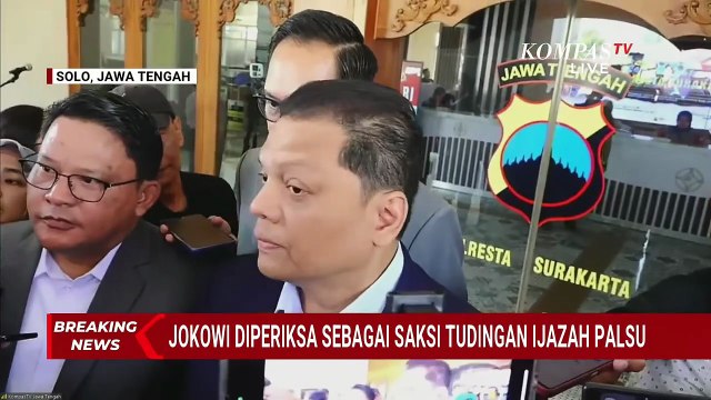 Detik-Detik Jokowi Jalani Pemeriksaan Kasus Tudingan Ijazah Palsu di Polres Solo