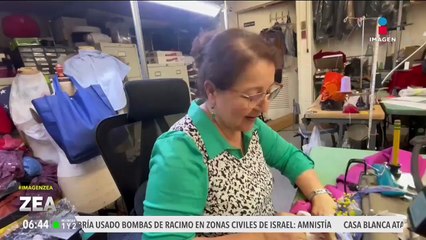Mujeres migrantes aprenden alta costura en Manhattan