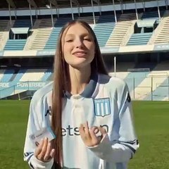 Racing incentivó a los fanáticos a ir a la cancha con un video de Yami Safdie