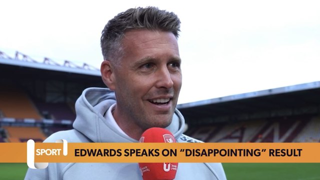 Rob Edwards reflects on “disappointing” result for Middlesbrough