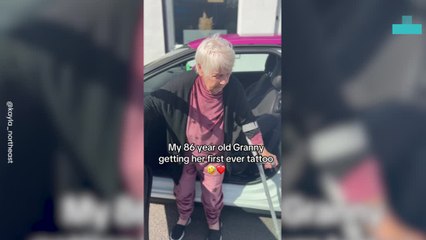 Gran Gets Her First Tattoo