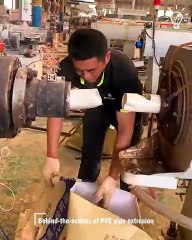 Have a look at this behind-the-scenes of PVC pipe extrusion! 💯