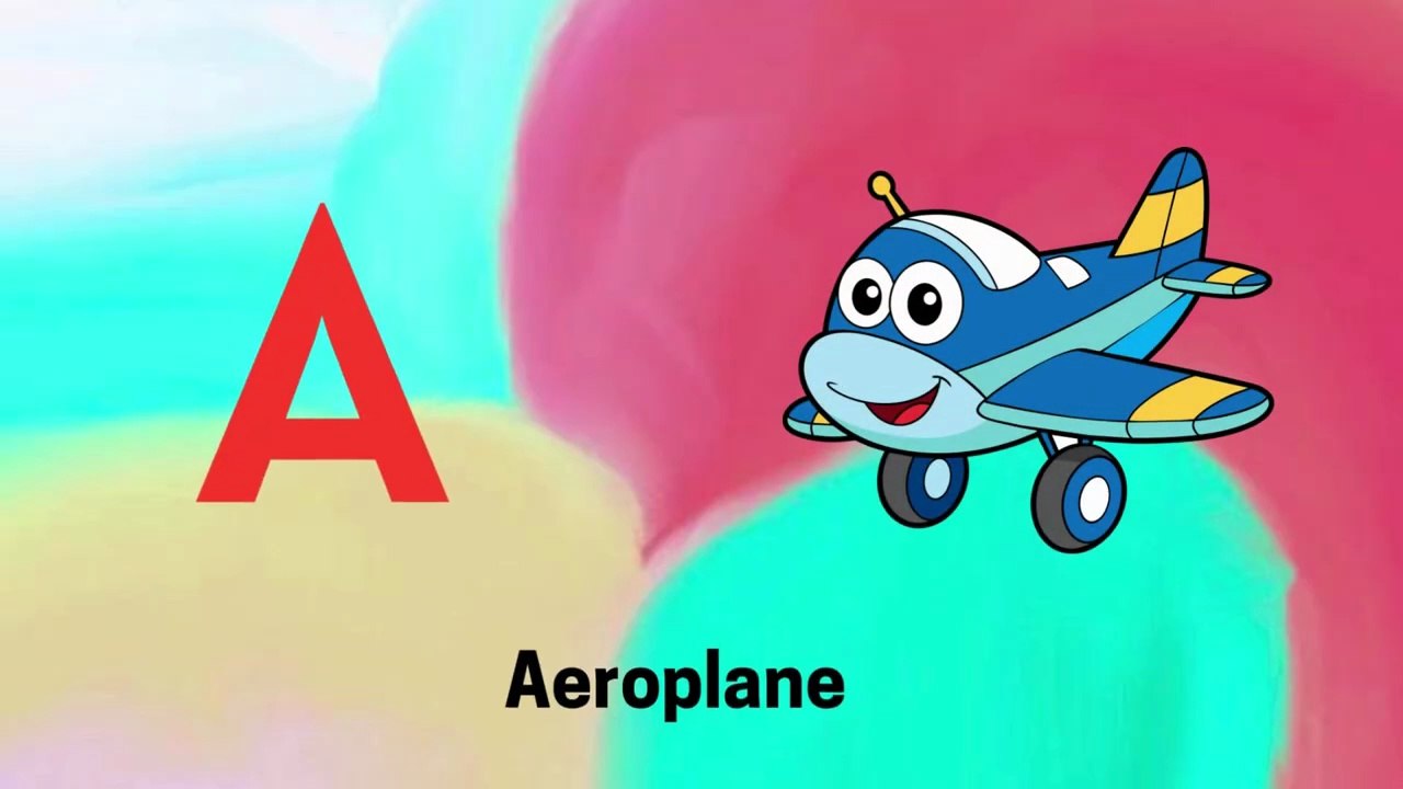 ABC Phonics Song with TWO Words - A For Apple - ABC Alphabet Songs with Sounds for babies