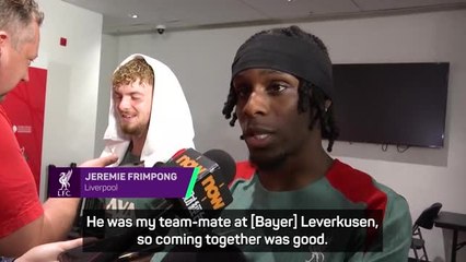 Frimpong confident 'fantastic' Ekitike will help Liverpool succeed