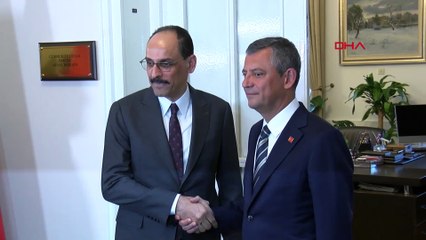 MİT Başkanı Kalın, Özgür Özel'i ziyaret etti