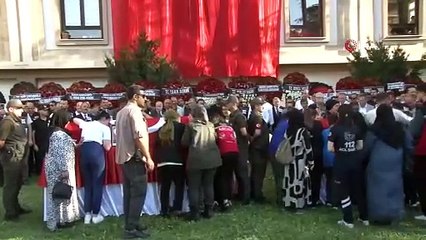 DENİZLİ ŞEHİTLERİNİ UĞURLADI