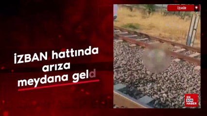 İzmir İZBAN hattında arıza meydana geldi