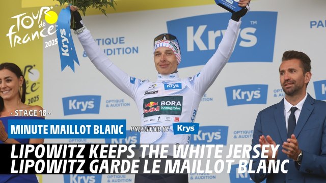 Krys White Jersey Minute - Stage 18 - Tour de France 2025
