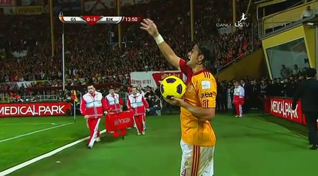 Galatasaray SK vs Beşiktaş JK Süper Lig 2010-2011