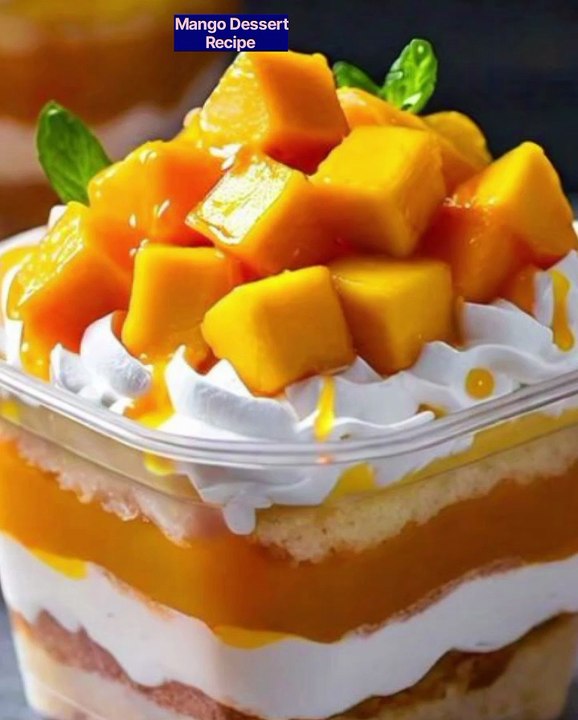 10 Minutes Dessert Recipe With Mango |Mango dessert recipe |Easy mango recipe  dessert |