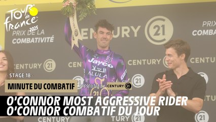 Century 21 most aggressive rider minute - Stage 18 - Tour de France 2025