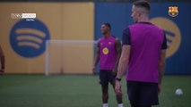 Rashford trains with Barcelona for the first time