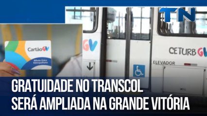 Gratuidade no Transcol será ampliada na Grande Vitória