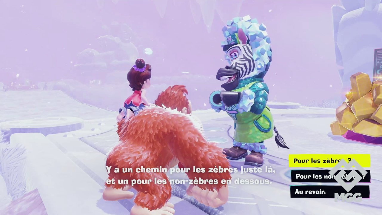Donkey Kong Bananza : Comment finir la quête principale de la Strate du Glacier