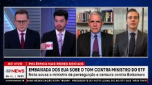 Embaixada dos EUA acusa Moraes de perseguição contra Jair Bolsonaro e sobe o tom contra ministro