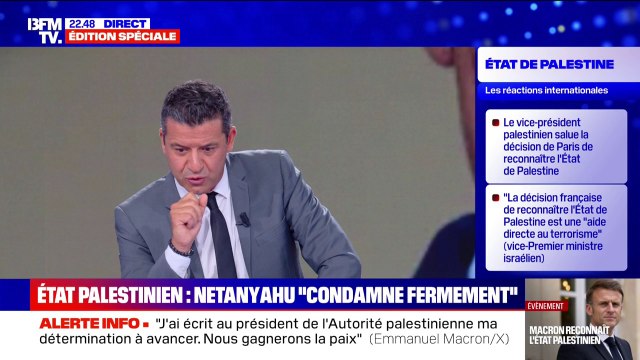 Annonce d'Emmanuel Macron sur la Palestine: Nous condamnons fermement la décision du président Macron , déclare Benyamin Nétanyahou