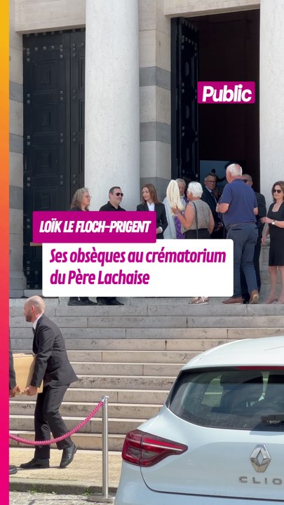 Obsèques Loik Le Floch Prigent au crématorium du Père Lachaise