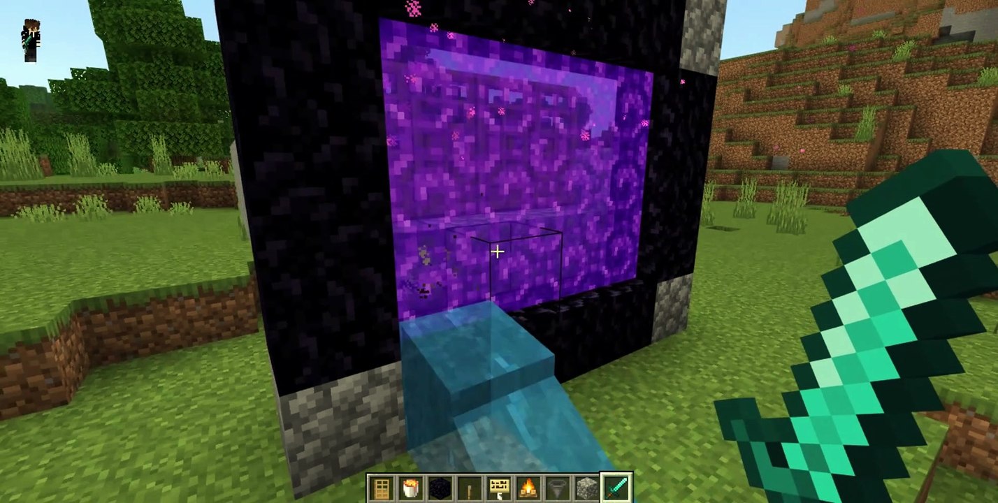 ¿Como hacer una granja de oro para minecraft bedrock?