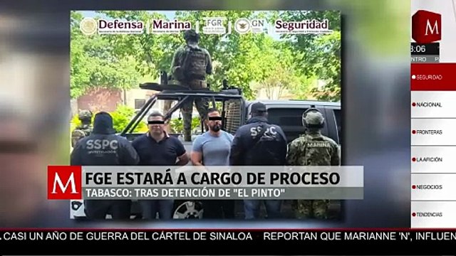 Ulises Pinto será procesado por la FGE de Tabasco, tras su detención en Jalisco