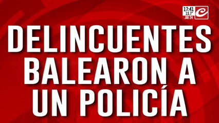 Delincuentes balearon a un policía tras evadir un control