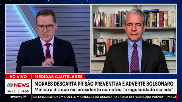 D’Avila questiona arbitrariedade de Moraes: “Como Bolsonaro pode ser culpado por essas falas?”