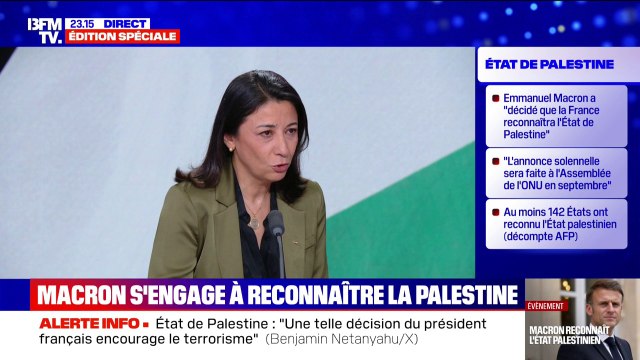 Palestine : Israël doit choisir, est-ce qu'ils veulent la paix ou la destruction de toute la région ? , lance la représentante de la Palestine en France