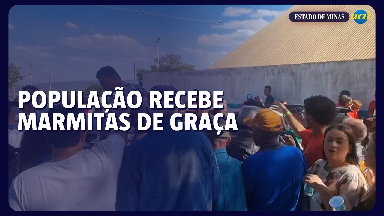 MG: após encontro com Lula, população recebe marmitas de graça