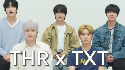 K-Pop Stars Tomorrow X Together Dish on Latest Studio Album 'The Star Chapter: Together' | THR Video