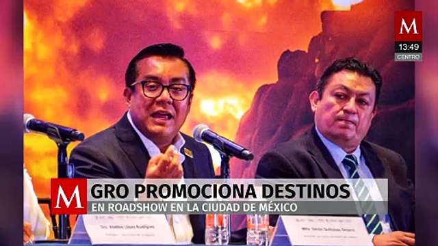 Guerrero presenta sus ofertas turísticas en el Roadshow realizado en la CdMx