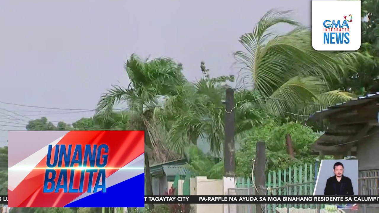 Malakas na ulan at hangin na dulot ng Bagyong Emong, ramdam sa Zambales | Unang Balita