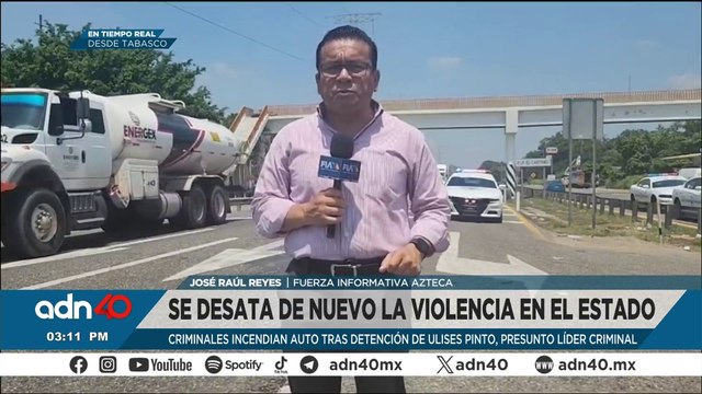 Criminales siembran terror en carretera de Villahermosa tras detención de Ulises N , El Pinto