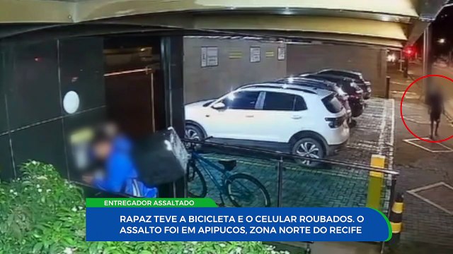 entregador de comida é roubado em plena luz do dia no Recife: relatos de violência e impunidade na cidade