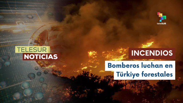 Mueren 10 bomberos en Türkiye por incendios forestales