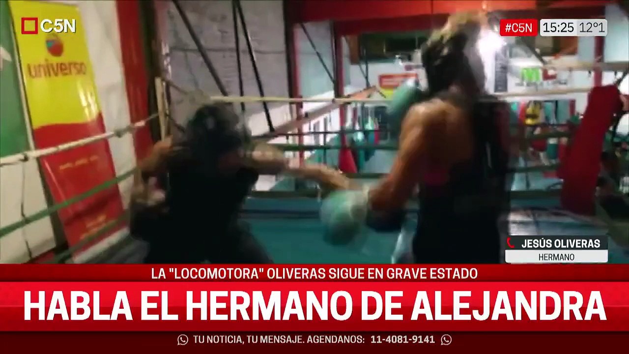 El hermano de "Locomotora" Oliveras brindó detalles sobre el estado de salud de la exboxeadora