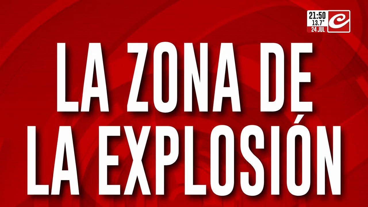 La zona de explosión