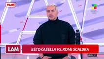Beto Casella destrozó a Romi Scalora