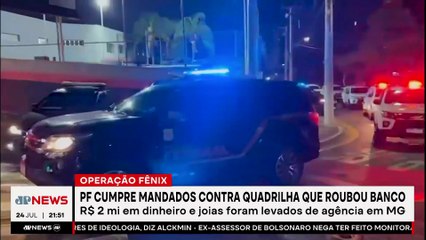 PF cumpre mandados contra quadrilha de roubo a bancos