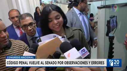 Trabajarán en sesión permanente para corregir fallas del Código Penal| Emisión Estelar SIN con Alicia Ortega