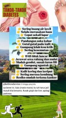 Yuk kenali ciri-ciri tubuhmu gula darahmu gimana #motivasidiri
