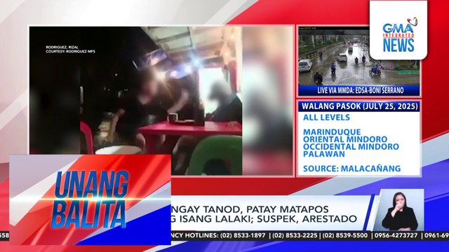 Huli-cam – Barangay tanod, patay matapos pagtatagain ng isang lalaki; suspek, arestado | Unang Balita