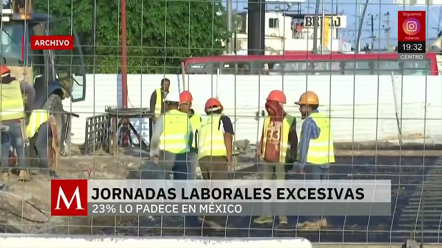 El 23% de trabajadores en México desempeña jornadas laborales excesivas