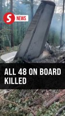 Soviet-era passenger plane crashes in Russia's far east killing all 48 on board