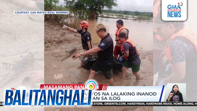 Bangkay ng 67-anyos na lalaking inanod ng creek, natagpuan sa ilog | Balitanghali