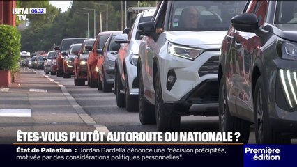 Départs en vacances: quelle différence de prix entre autoroute et nationale ?